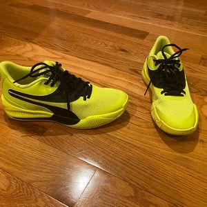 Neon Yellow Puma Sneakers